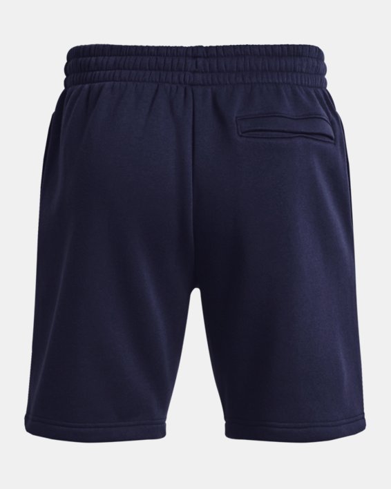 Men's UA Icon Fleece Shorts, Blue, pdpMainDesktop image number 5